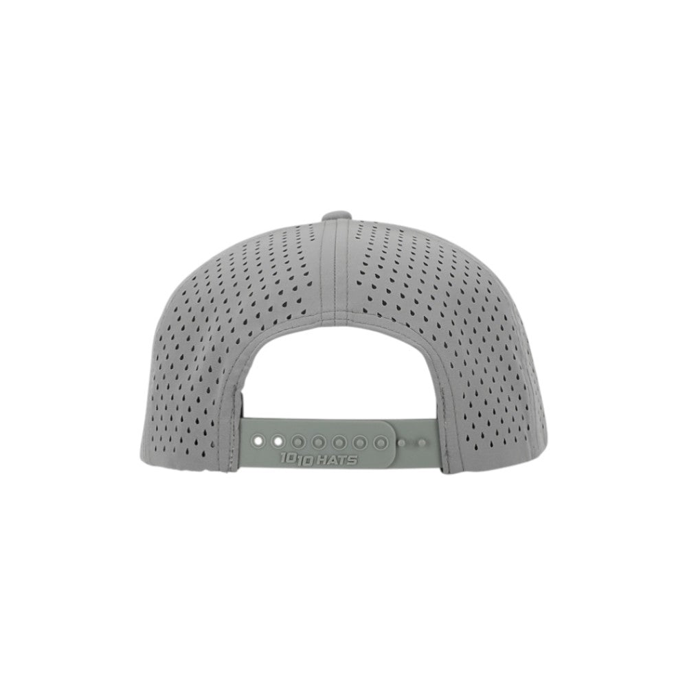 1010 Hats Five-panel Dry-Fit Performance Hat - Light Grey