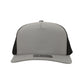 1010 Hats Five-panel Dry-Fit Performance Hat - Light Grey/Black