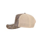 1010 Hats Five-panel Dry-Fit Performance Hat - Mossy Oak Bottomland/Khaki