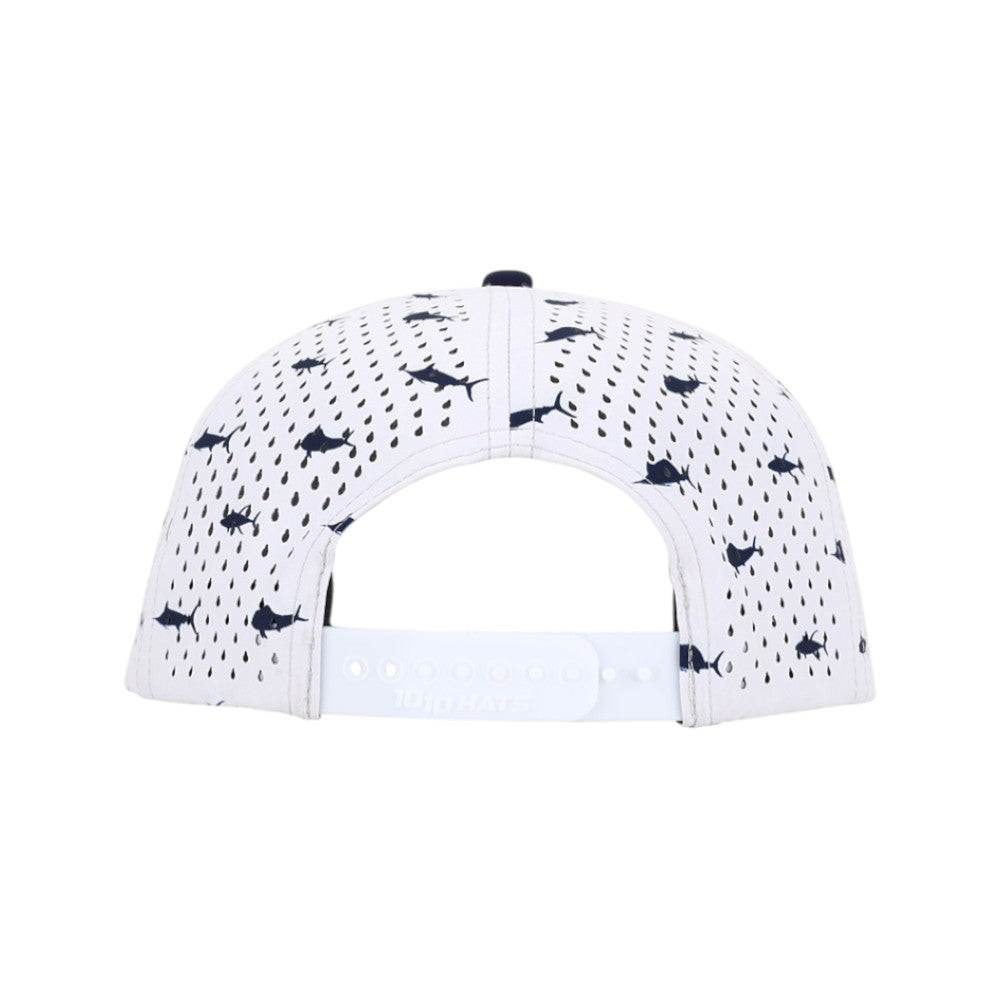 1010 Hats Five-panel Dry-Fit Performance Hat - Offshore Navy/Navy