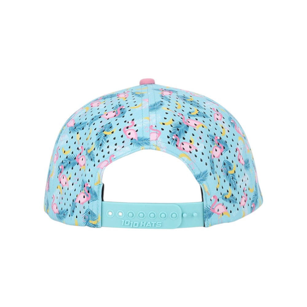 1010 Hats Five-panel Dry-Fit Performance Hat - Pink Flamingo/Pink