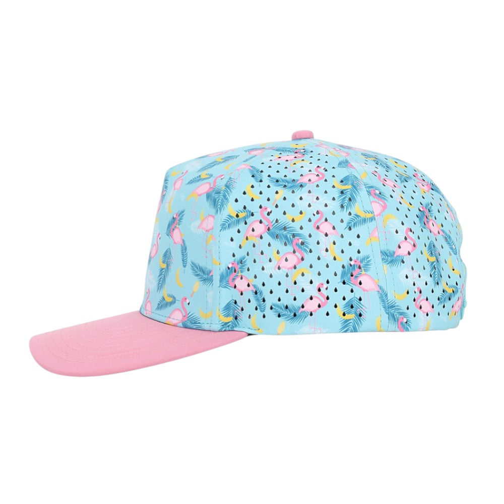 1010 Hats Five-panel Dry-Fit Performance Hat - Pink Flamingo/Pink