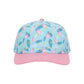 1010 Hats Five-panel Dry-Fit Performance Hat - Pink Flamingo/Pink