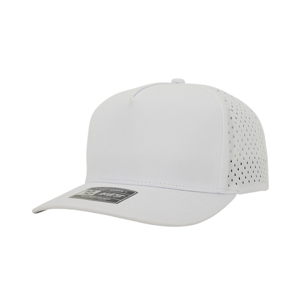 1010 Hats Five-panel Dry-Fit Performance Hat - White