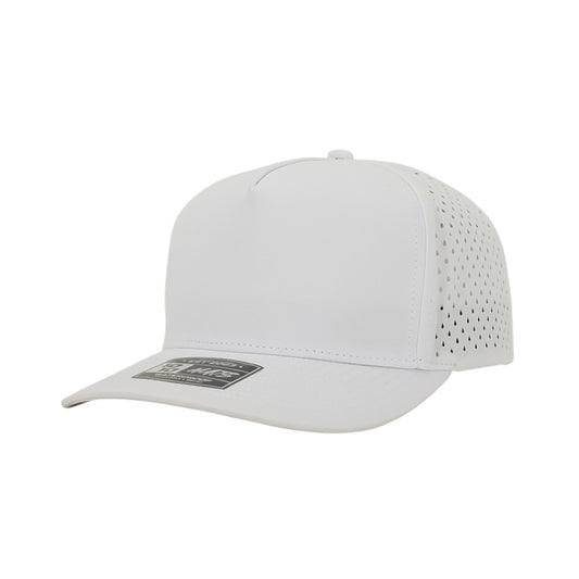 1010 Hats Five-panel Dry-Fit Performance Hat - White
