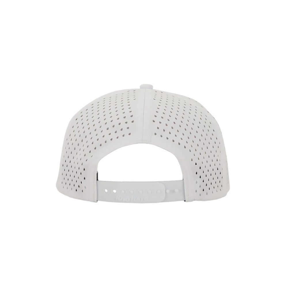 1010 Hats Five-panel Dry-Fit Performance Hat - White
