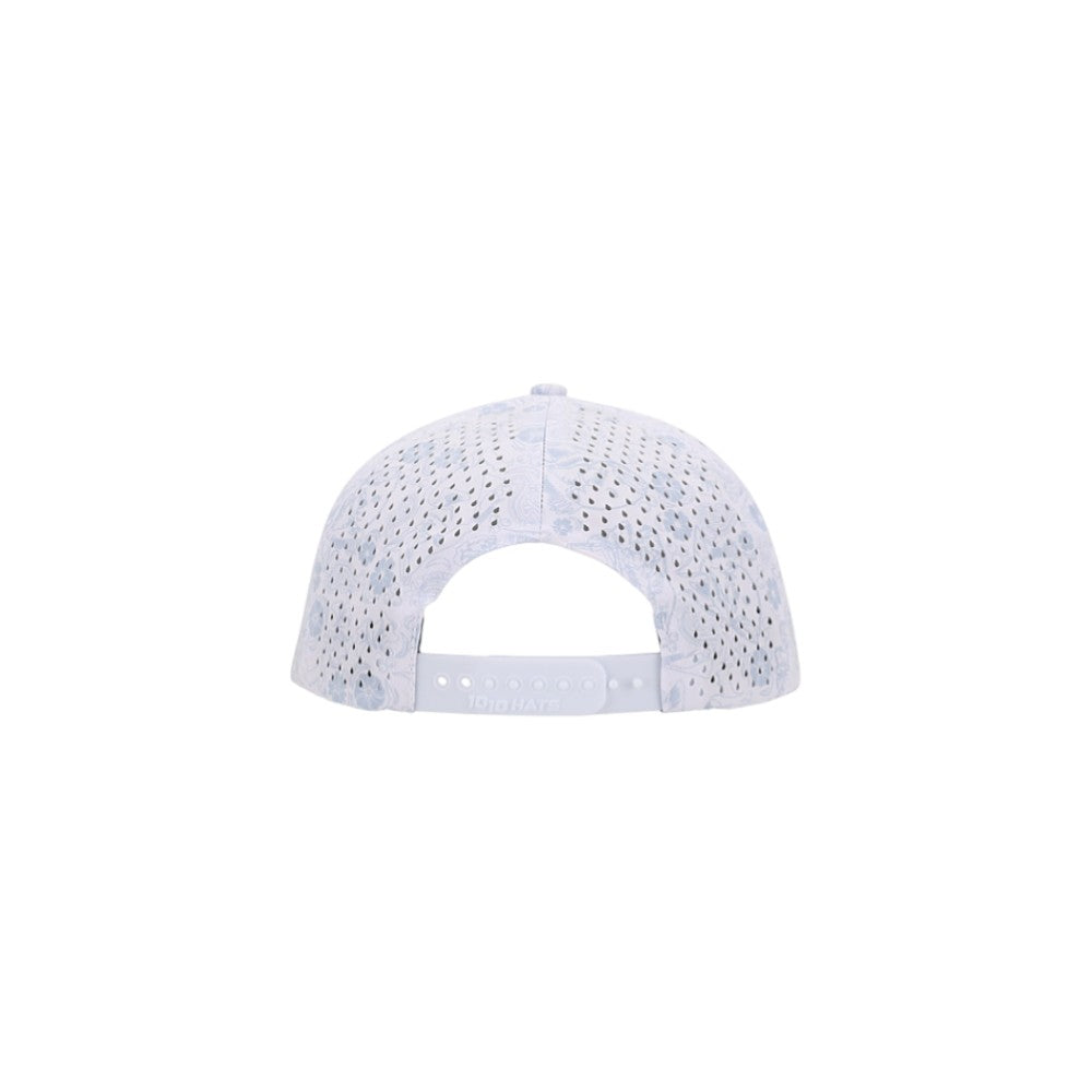 1010 Hats Five-panel Dry-Fit Performance Hat - White Reef