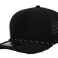 1010 Hats Five-panel Rope Dry-Fit Performance Hat - Black