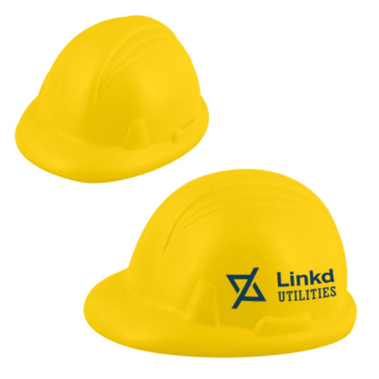 Construction Hard Hat Stress Ball - Yellow