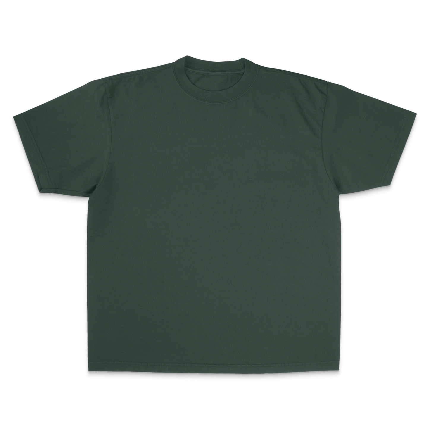 Heavyweight Garment Dye Short Sleeve Tee - Moss