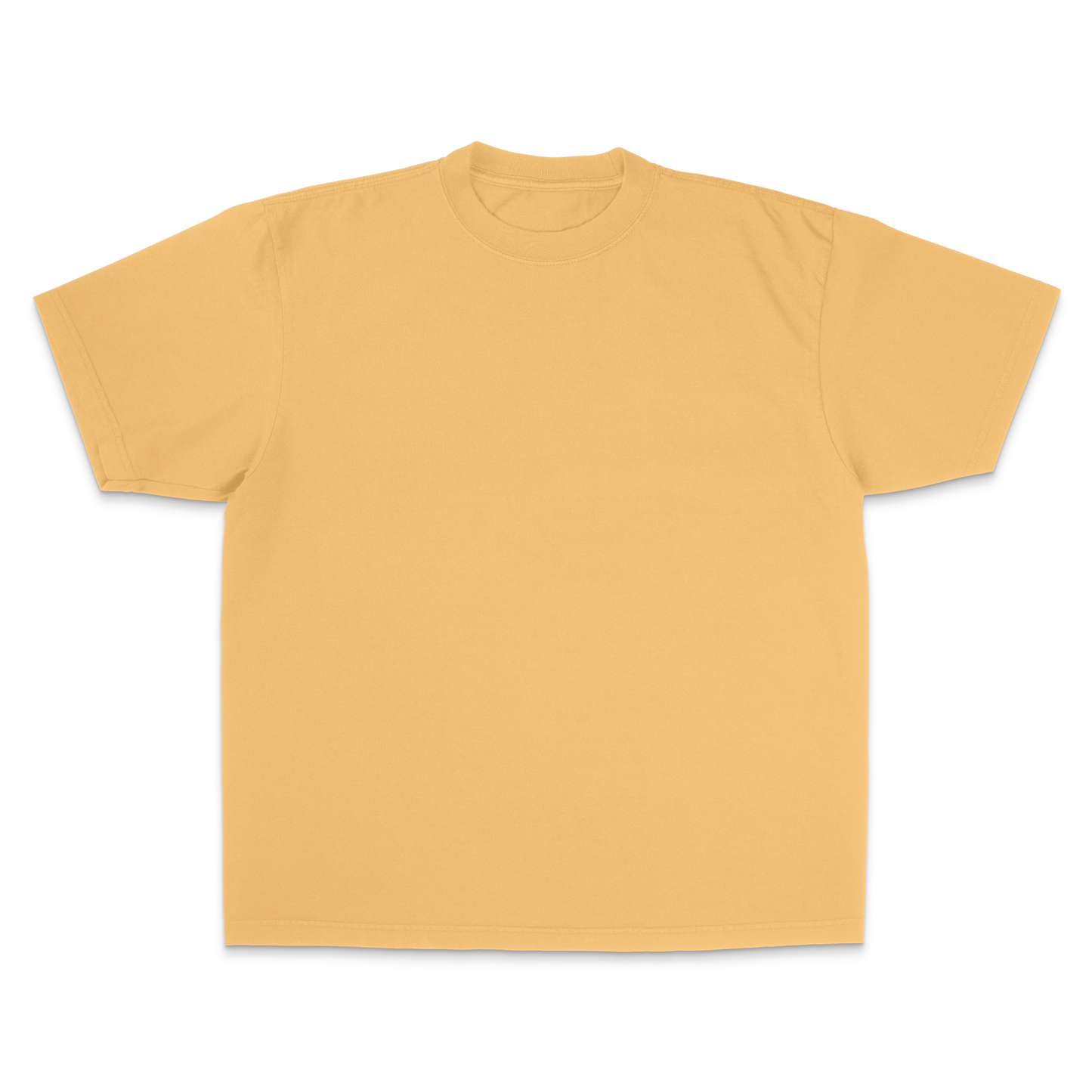 Heavyweight Garment Dye Short Sleeve Tee - Mustard