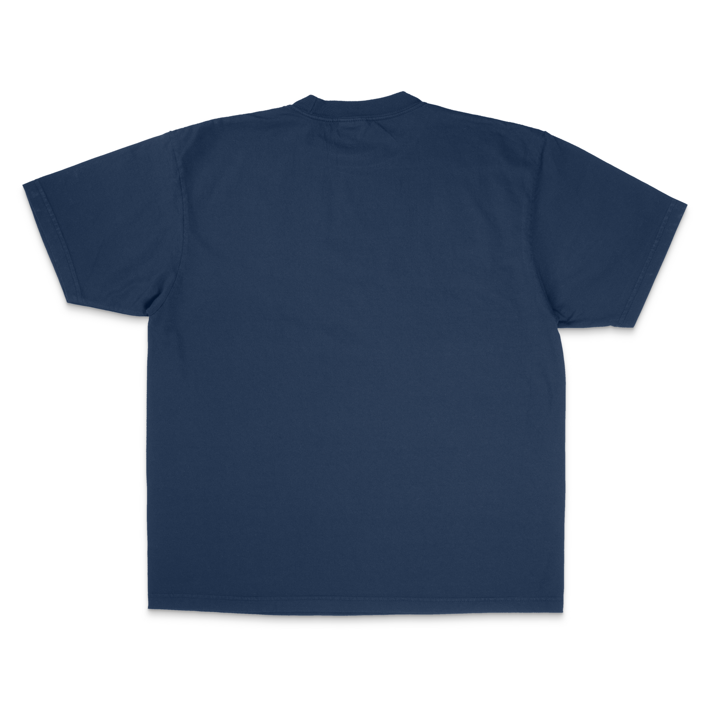 Heavyweight Garment Dye Short Sleeve Tee - Navy Blue