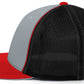 Pacific Headwear Trucker PacFlex Cap - Silver/Black/Red