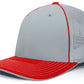 Pacific Headwear Trucker PacFlex Cap - Silver/Red