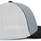 Pacific Headwear Trucker PacFlex Cap - Silver/White/Black