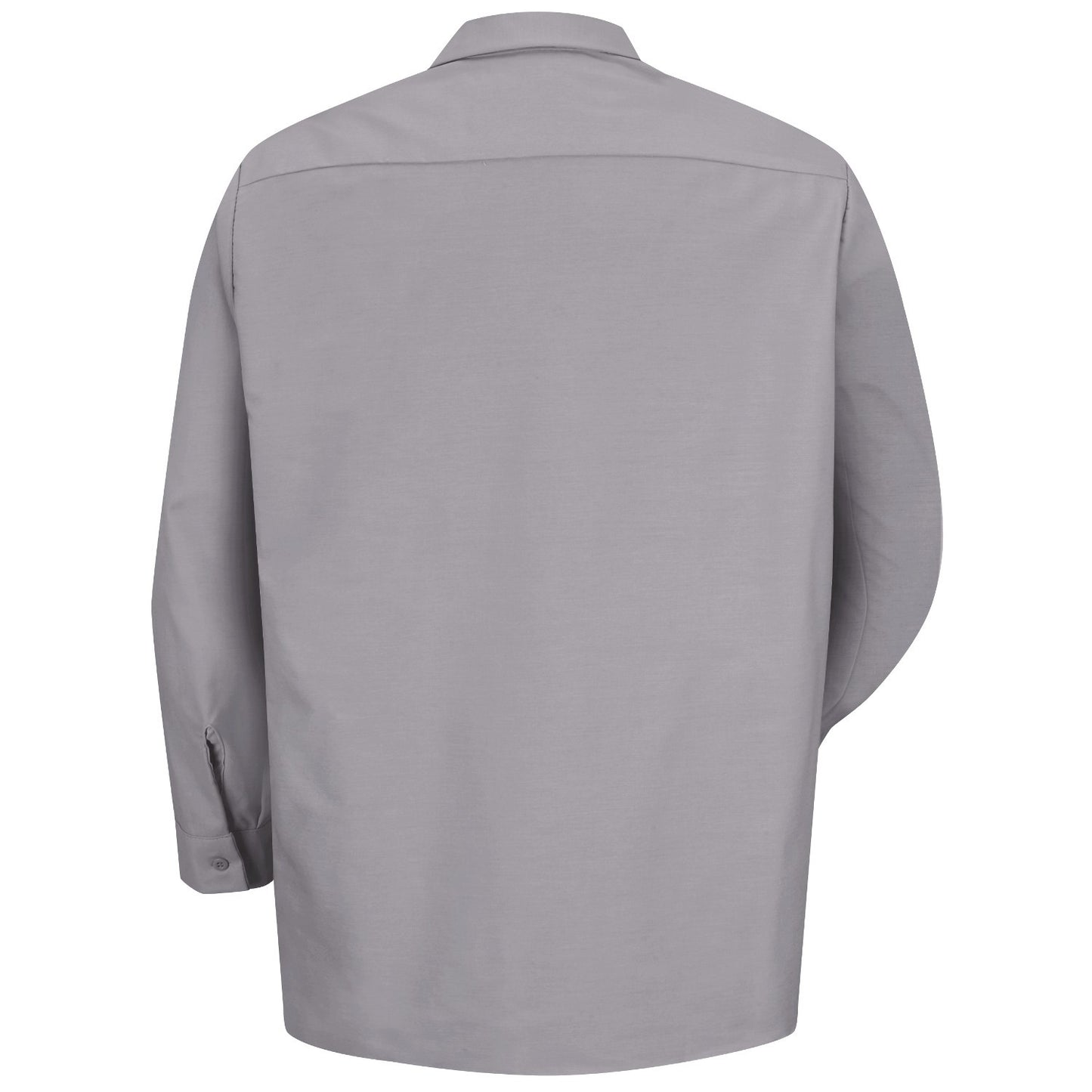 Industrial Work Shirt Long Sleeve - Silver Gray
