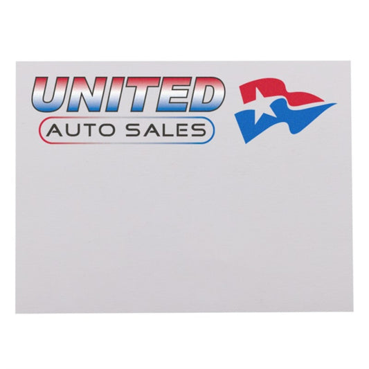 Souvenir® Sticky Note™ 4-in. x 3-in. Pad-25 Sheets-Full Color - White