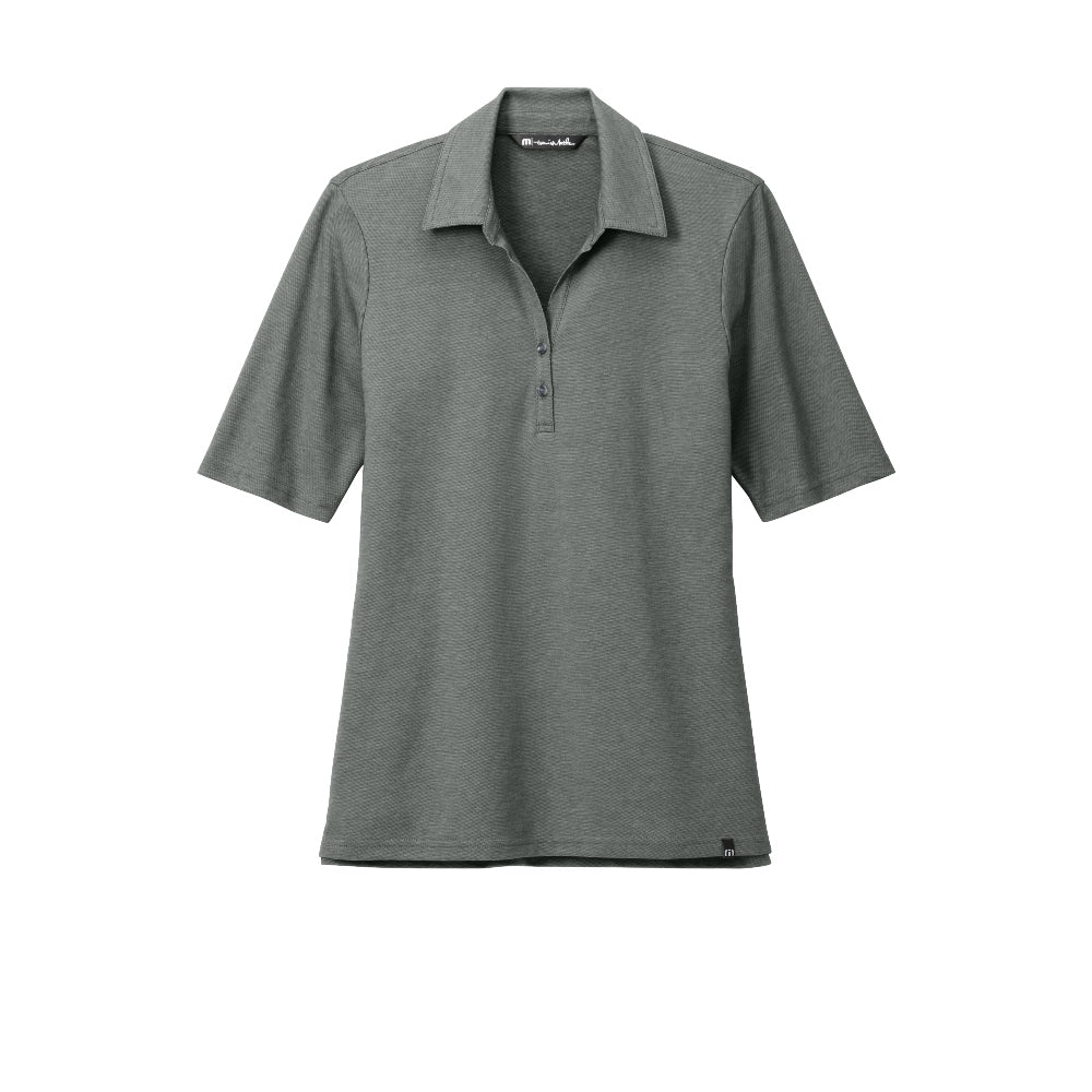TravisMathew Women's Sunsetters Polo - Black Heather
