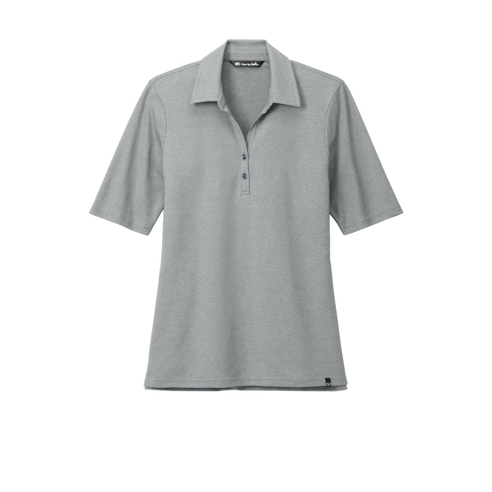 TravisMathew Women's Sunsetters Polo - Grey Heather