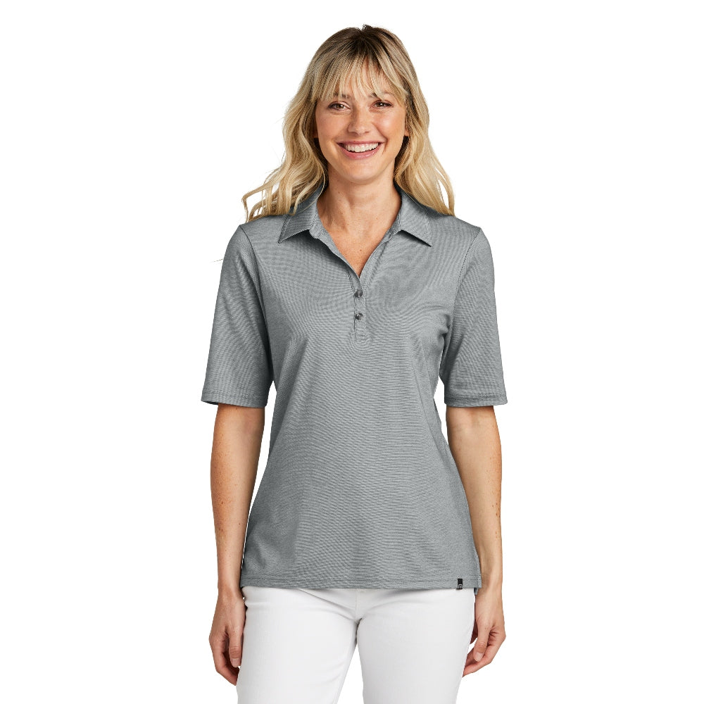 TravisMathew Women's Sunsetters Polo - Grey Heather