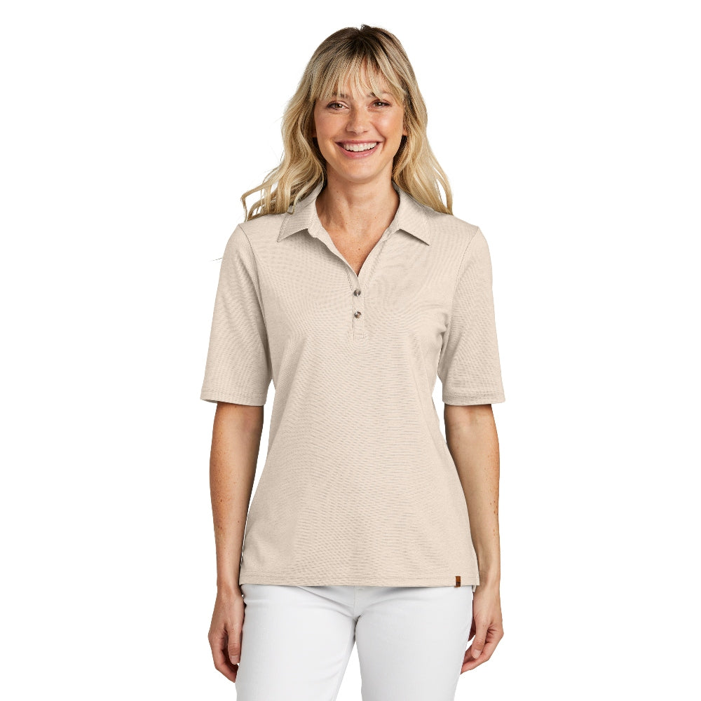 TravisMathew Women's Sunsetters Polo - Natural Heather
