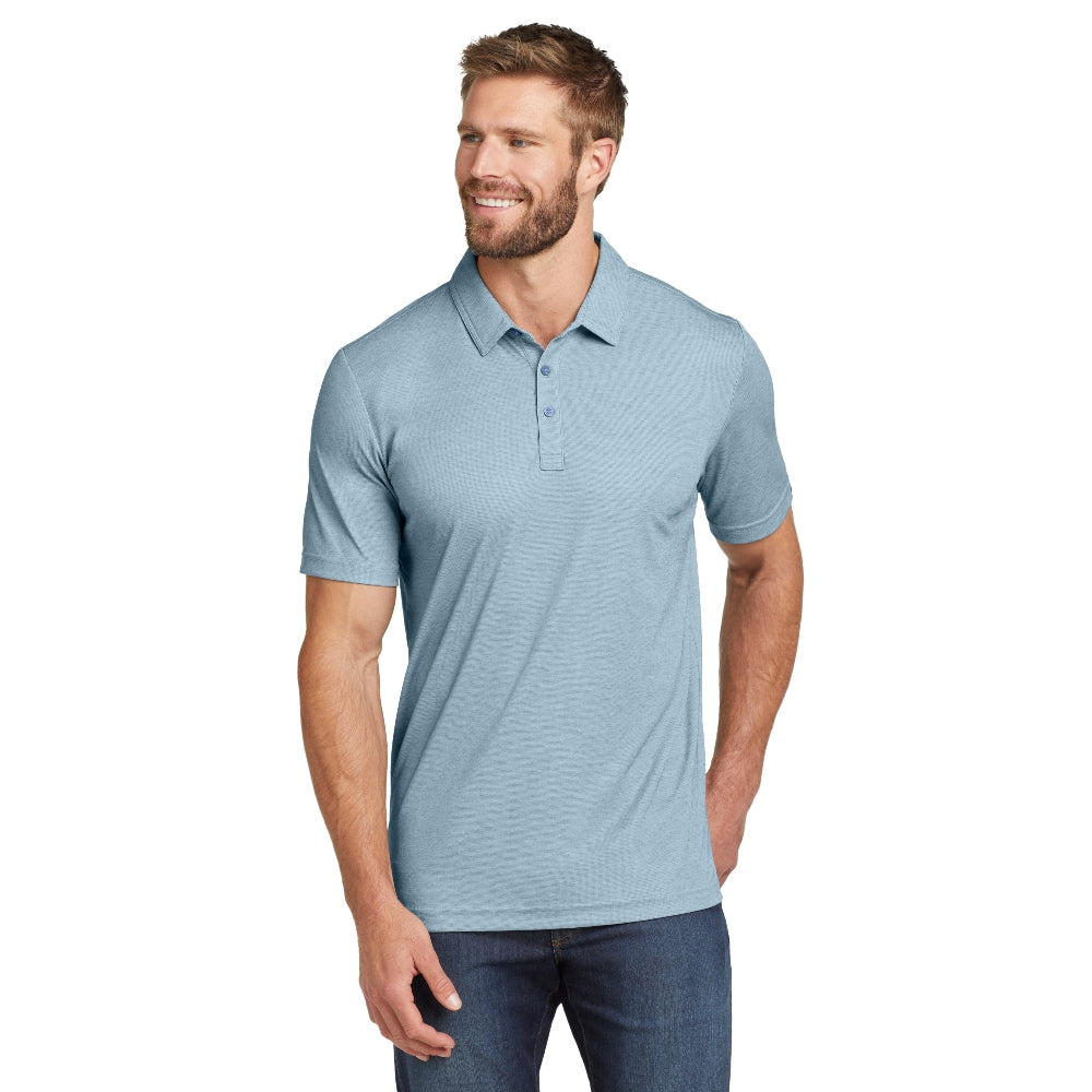 TravisMathew Oceanside Heather Polo - Allure Heather