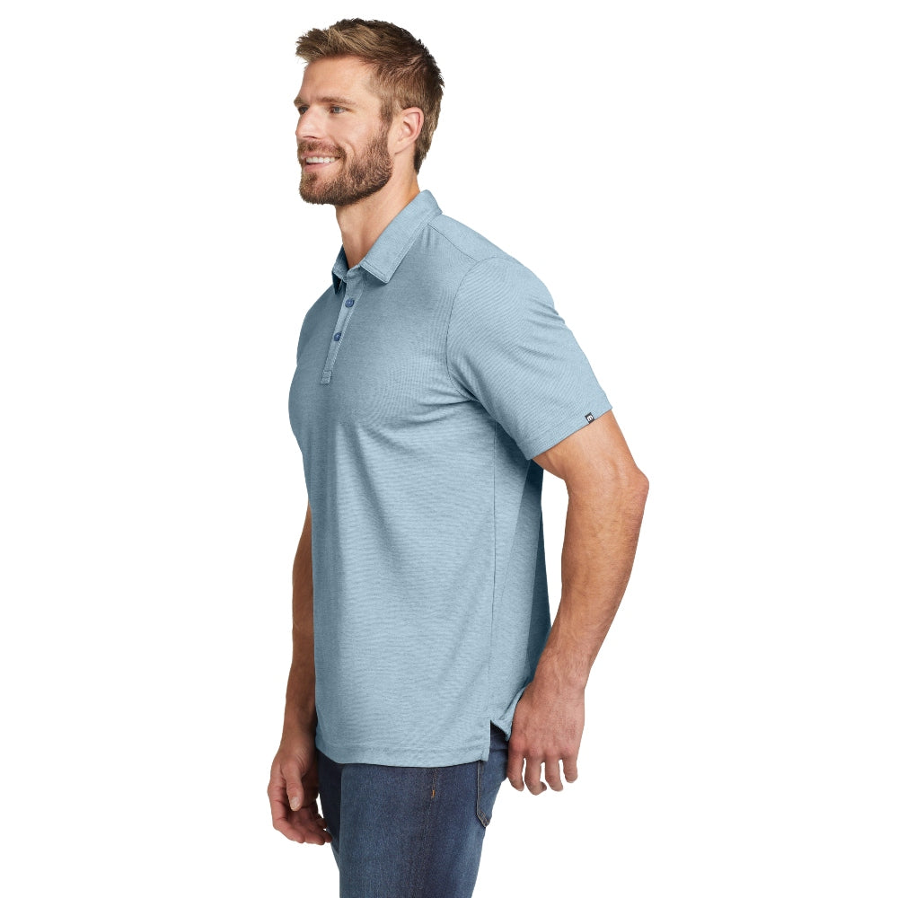 TravisMathew Oceanside Heather Polo - Allure Heather