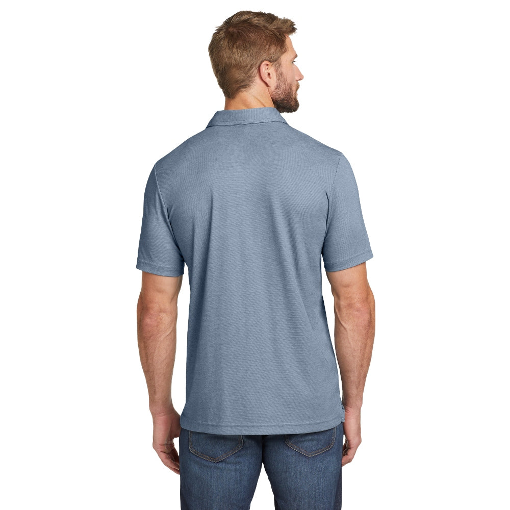 TravisMathew Oceanside Heather Polo - Blue Knights Heather