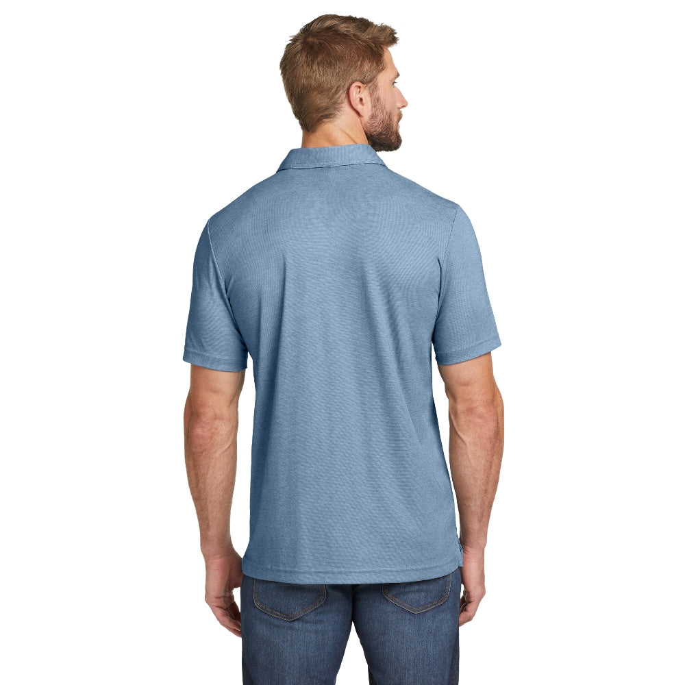 TravisMathew Oceanside Heather Polo - Classic Blue Heather