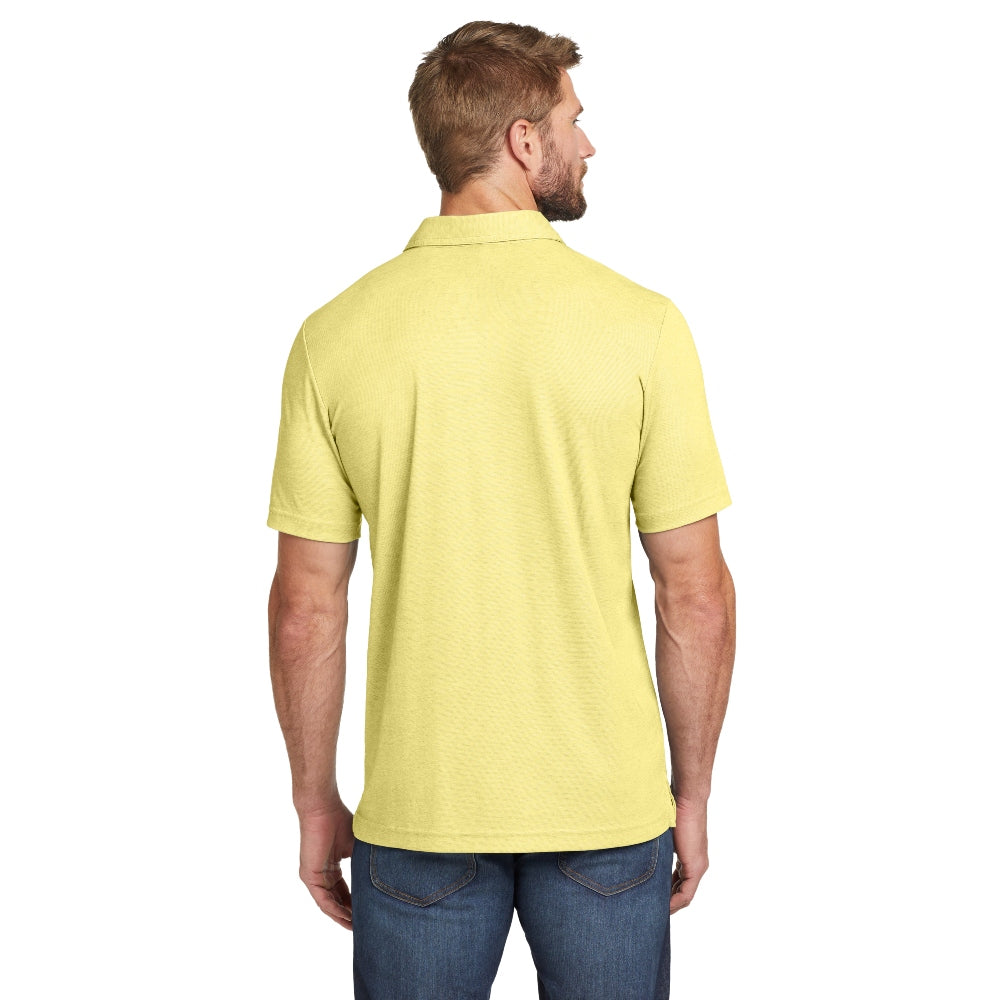 TravisMathew Oceanside Heather Polo - Pale Banana Heather