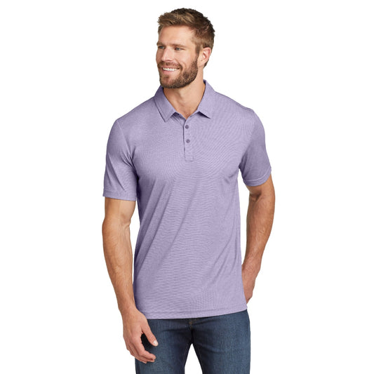 TravisMathew Oceanside Heather Polo - Purple Sage Heather