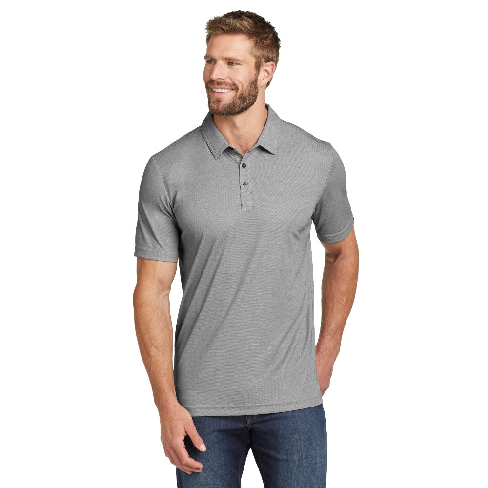 TravisMathew Oceanside Heather Polo - Quiet Shade Heather