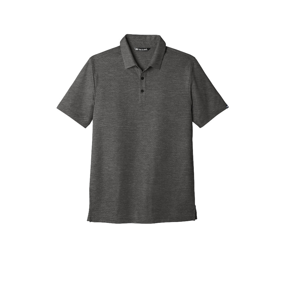 TravisMathew Oceanside Heather Polo - Black Heather