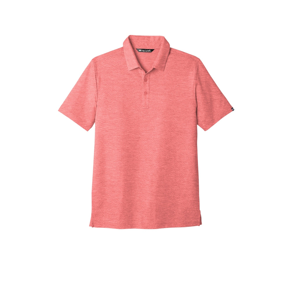 TravisMathew Oceanside Heather Polo - Cardinal Heather