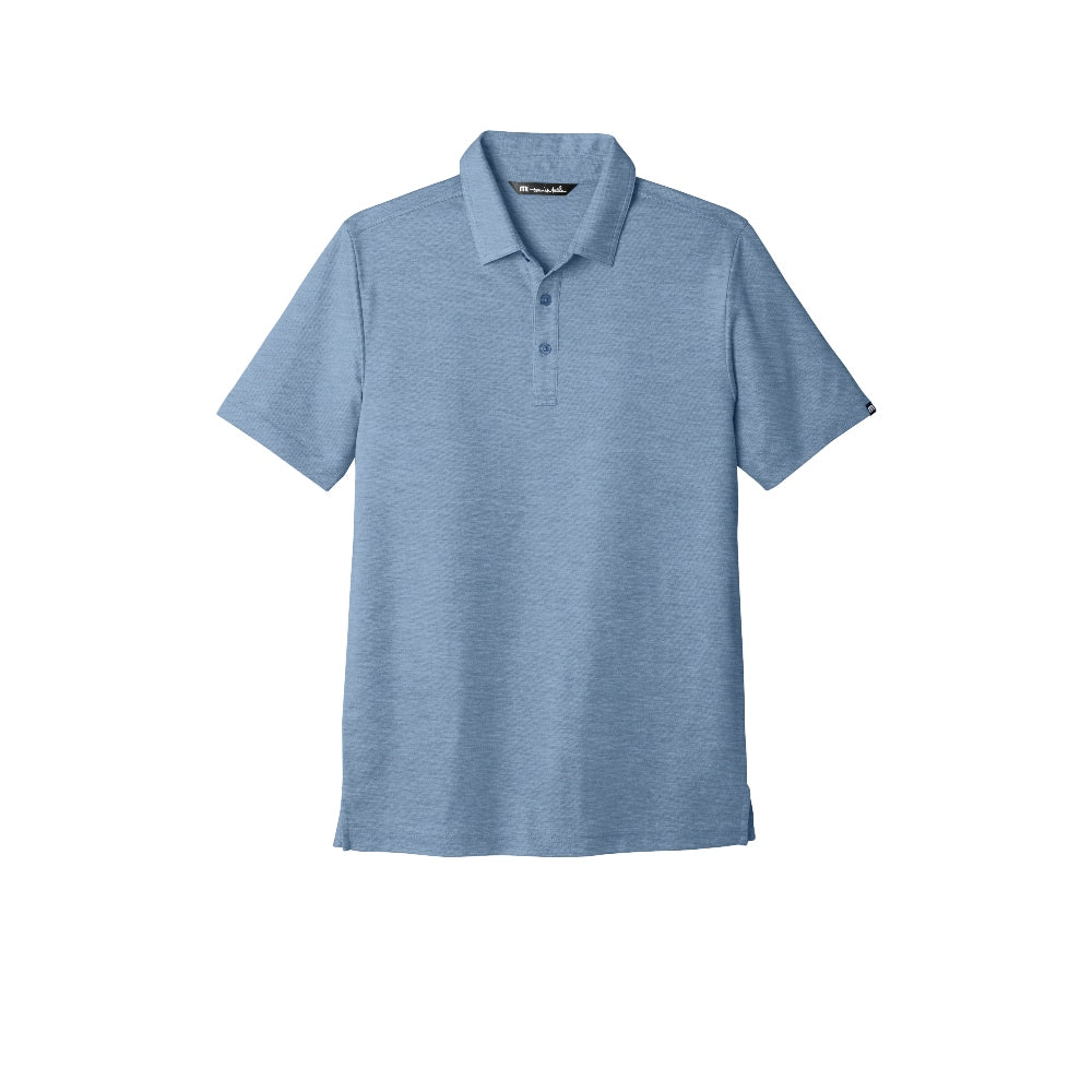 TravisMathew Oceanside Heather Polo - Classic Blue Heather