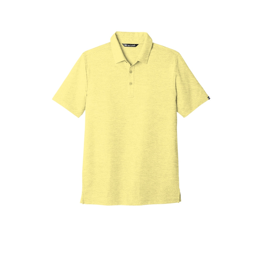 TravisMathew Oceanside Heather Polo - Pale Banana Heather