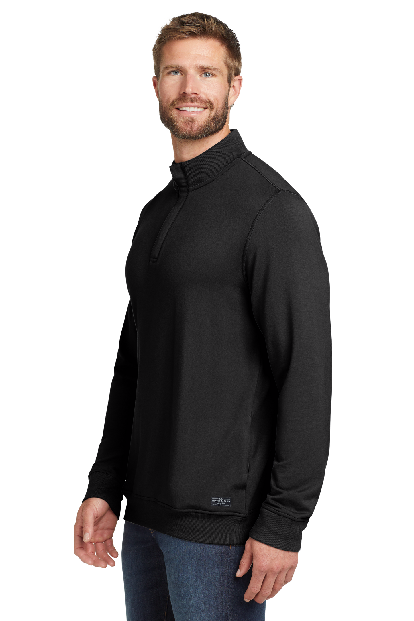 TravisMathew Newport 1/4-Zip Fleece - Black