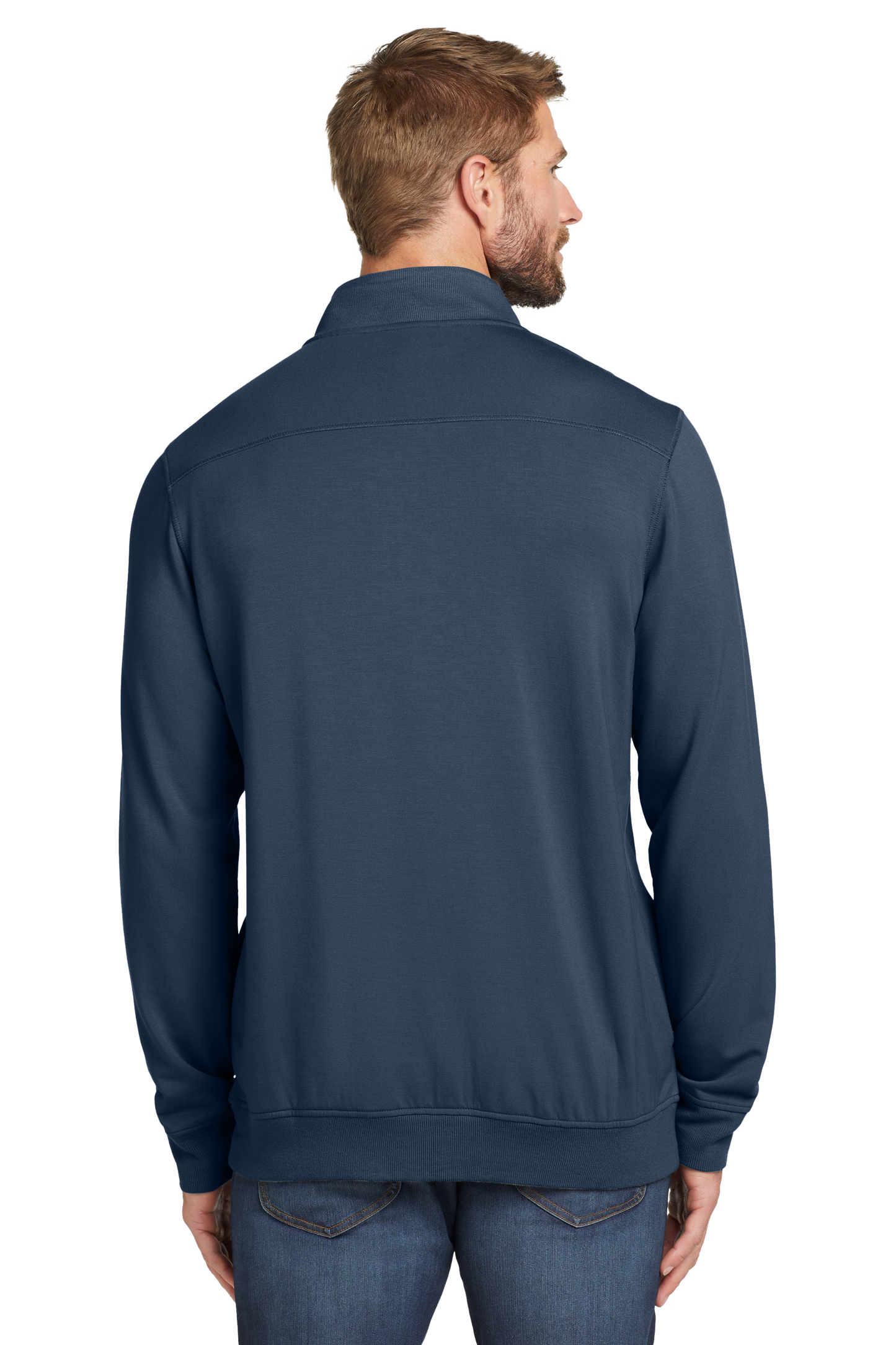TravisMathew Newport 1/4-Zip Fleece - Blue Nights