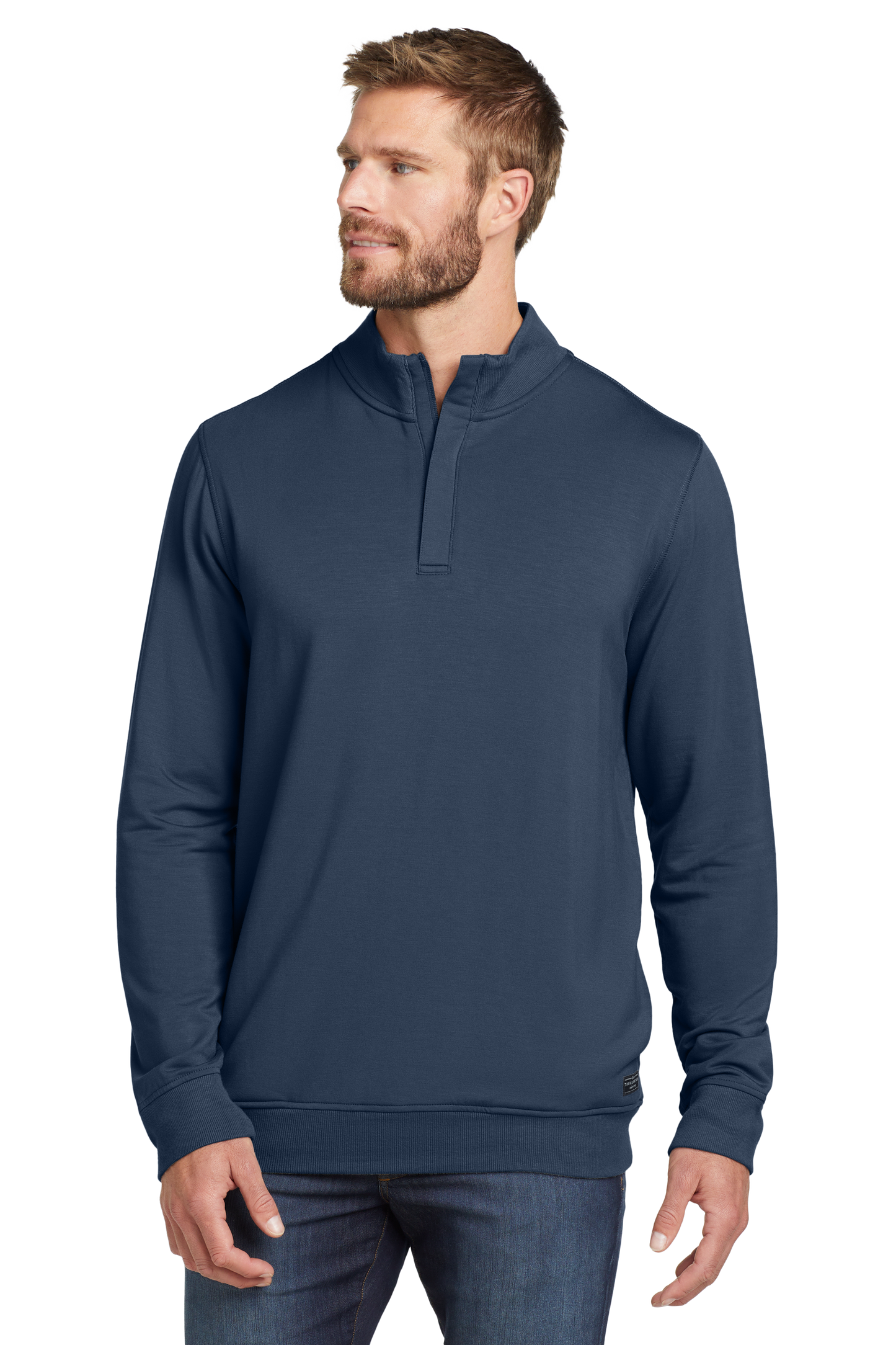 TravisMathew Newport 1/4-Zip Fleece - Blue Nights