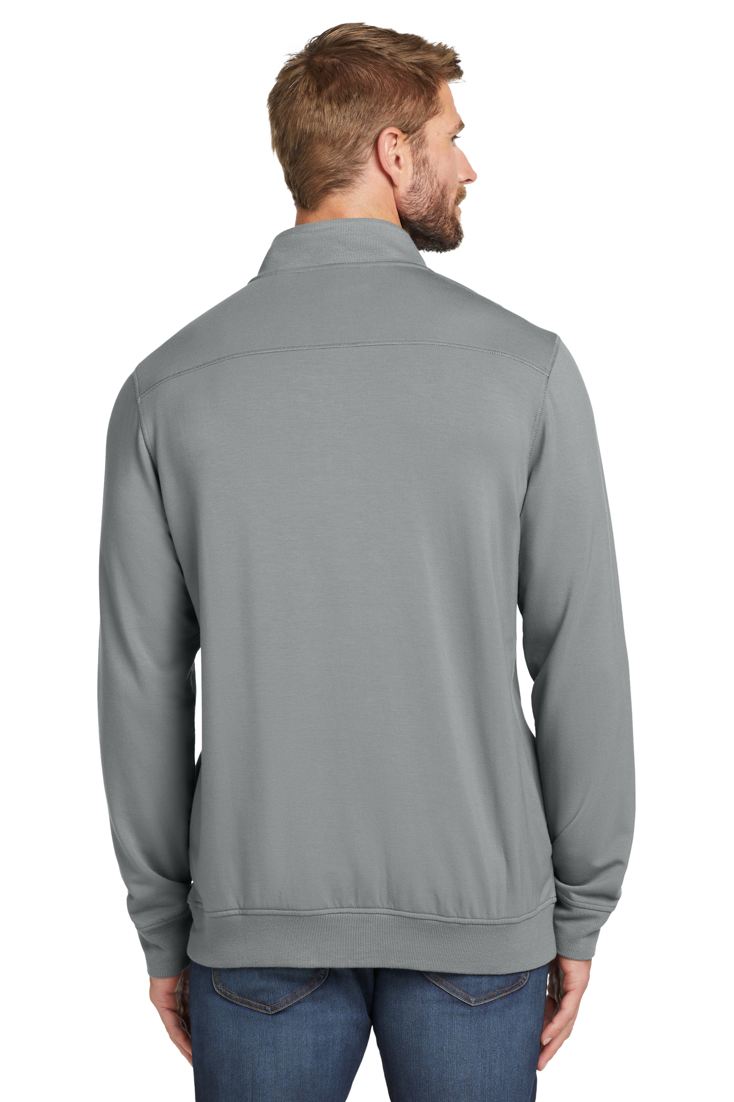 TravisMathew Newport 1/4-Zip Fleece - Quiet Shade Grey