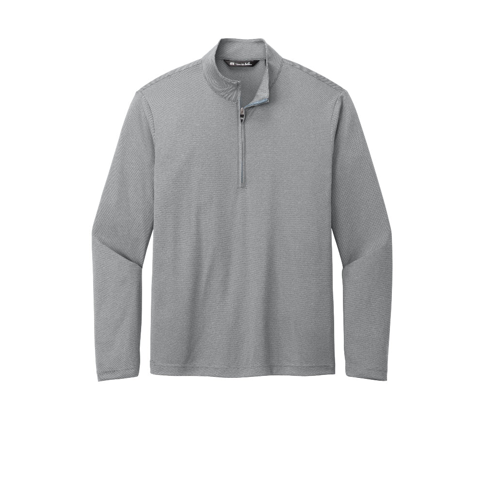 TravisMathew Coto Performance 1/4-Zip - Quiet Shade Grey Heather