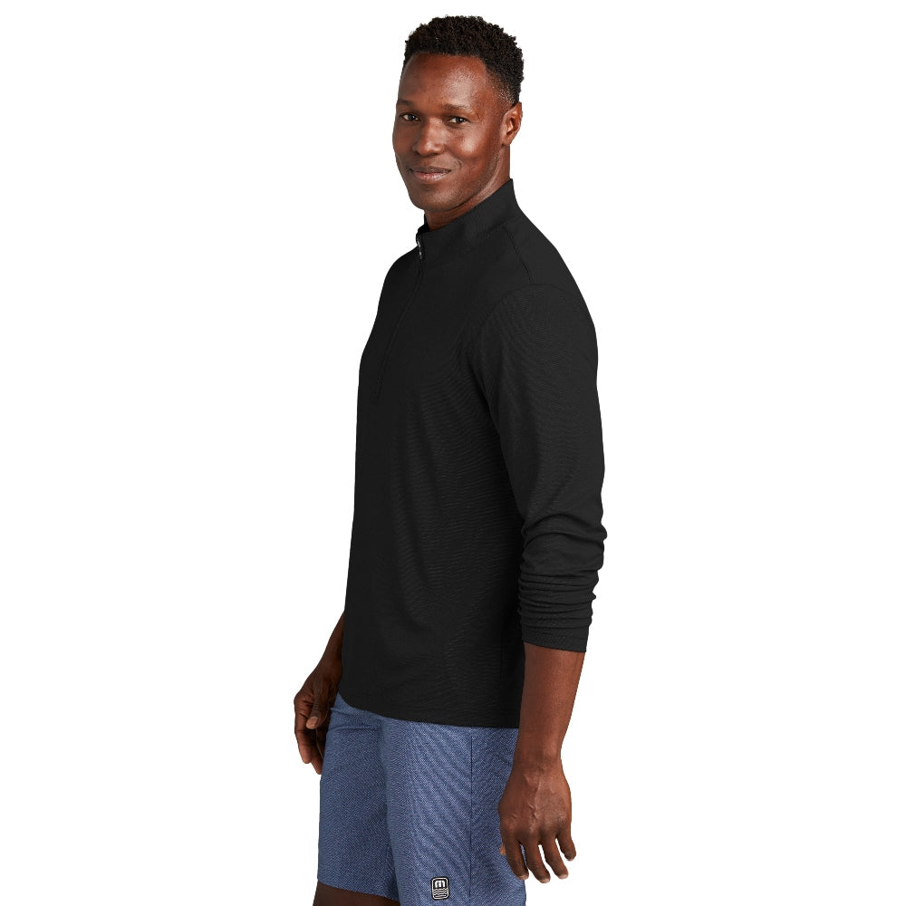 TravisMathew Coto Performance 1/4-Zip - Black