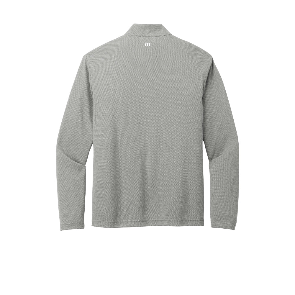 TravisMathew Coto Performance 1/4-Zip - Quiet Shade Grey Heather