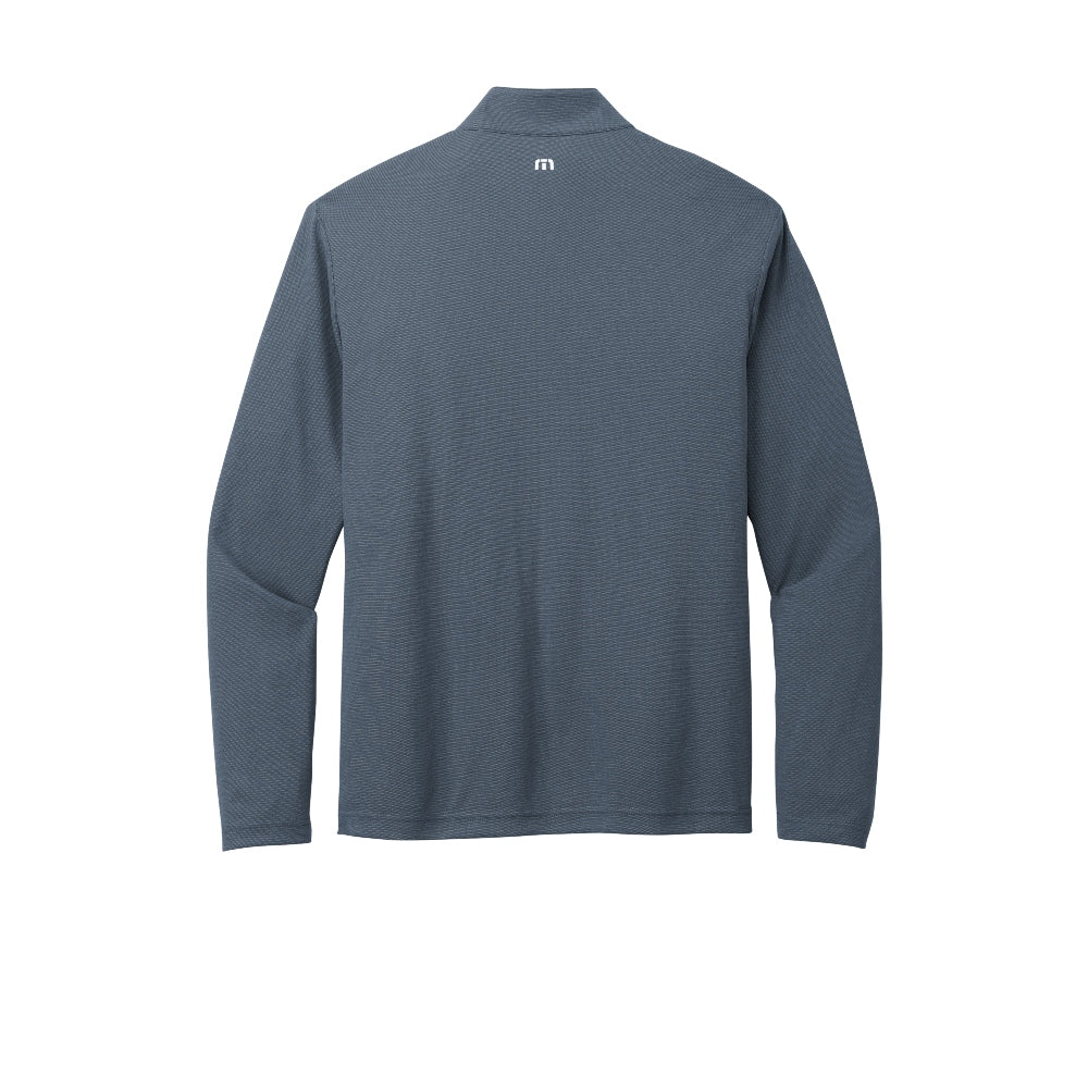 TravisMathew Coto Performance 1/4-Zip - Vintage Indigo/Black