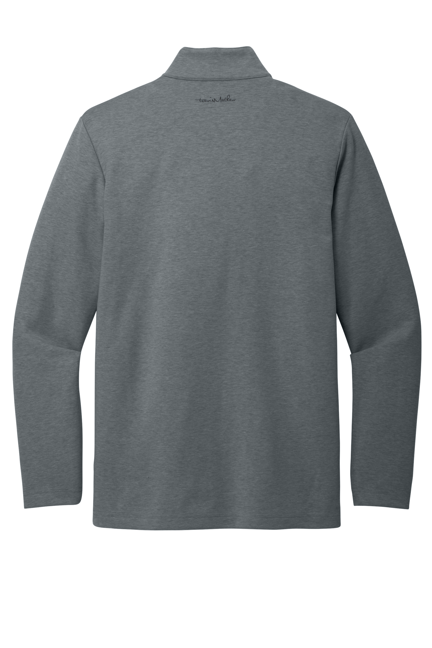 TravisMathew Coveside 1/4-Zip - Dark Grey Heather