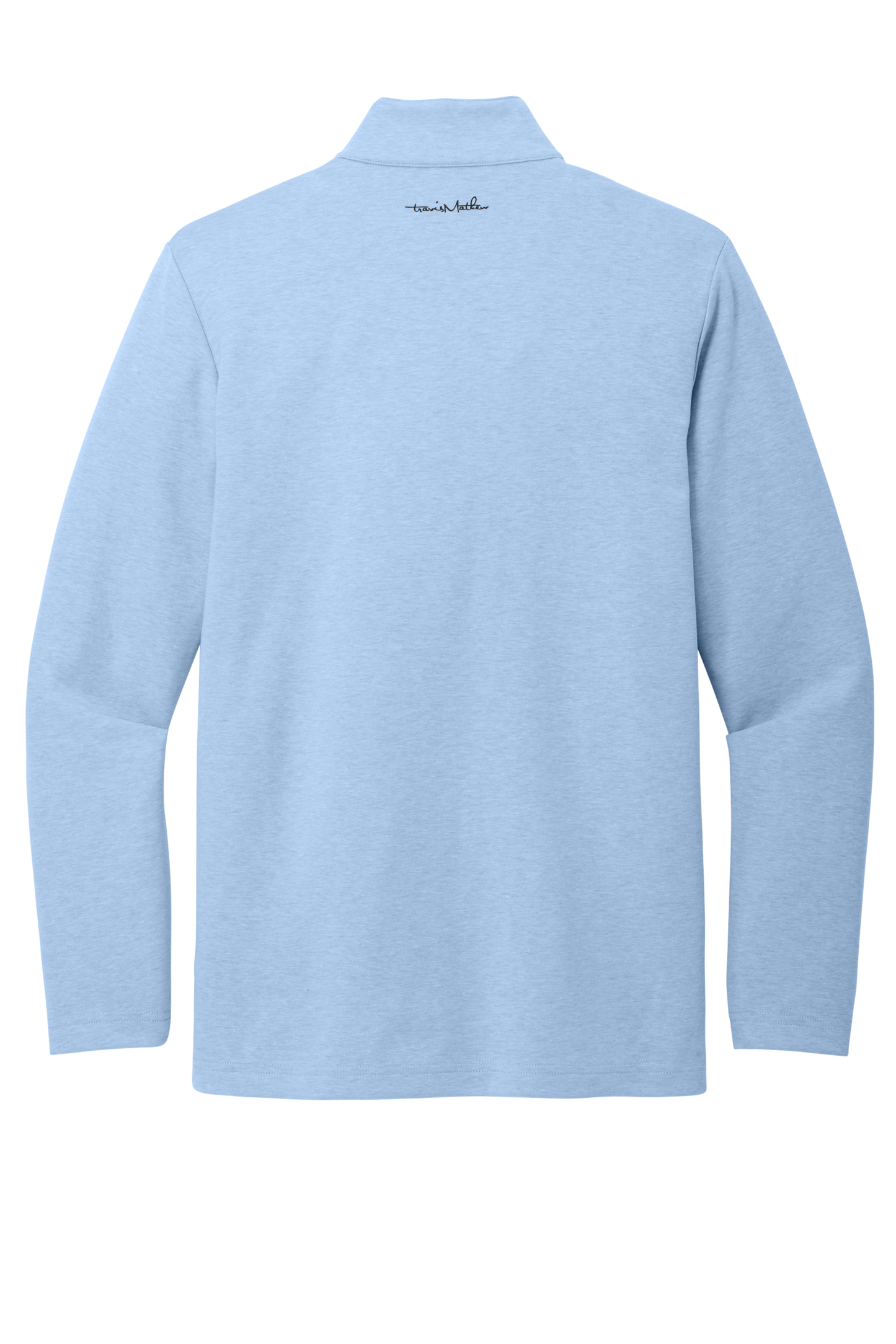 TravisMathew Coveside 1/4-Zip - Light Blue Heather