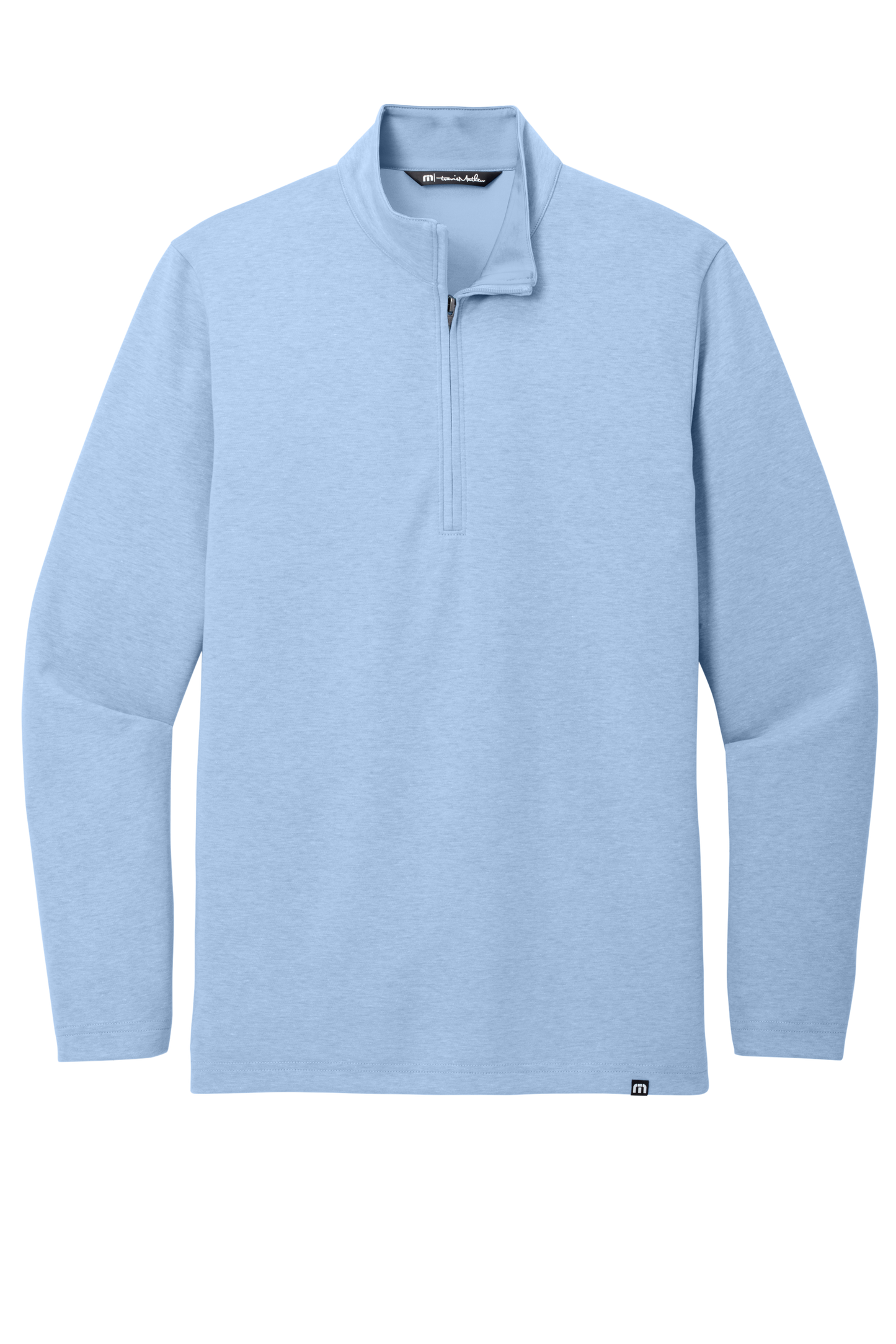 TravisMathew Coveside 1/4-Zip - Light Blue Heather