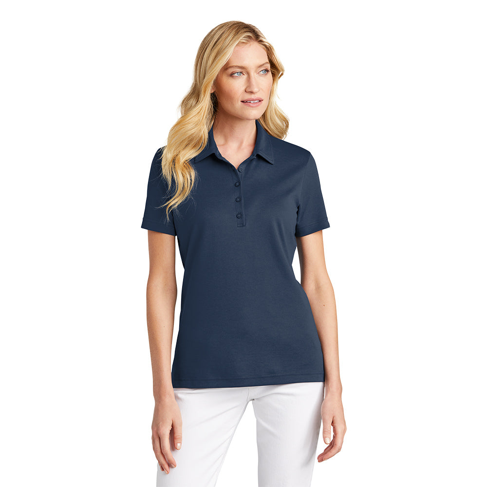 TravisMathew Ladies Oceanside Solid Polo - Blue Nights