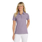 TravisMathew Women's Oceanside Heather Polo - Purple Sage Heather