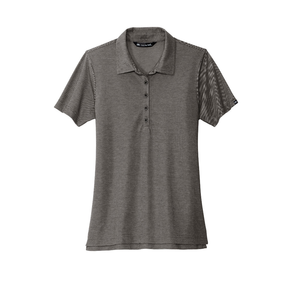 TravisMathew Women's Oceanside Heather Polo - Black Heather